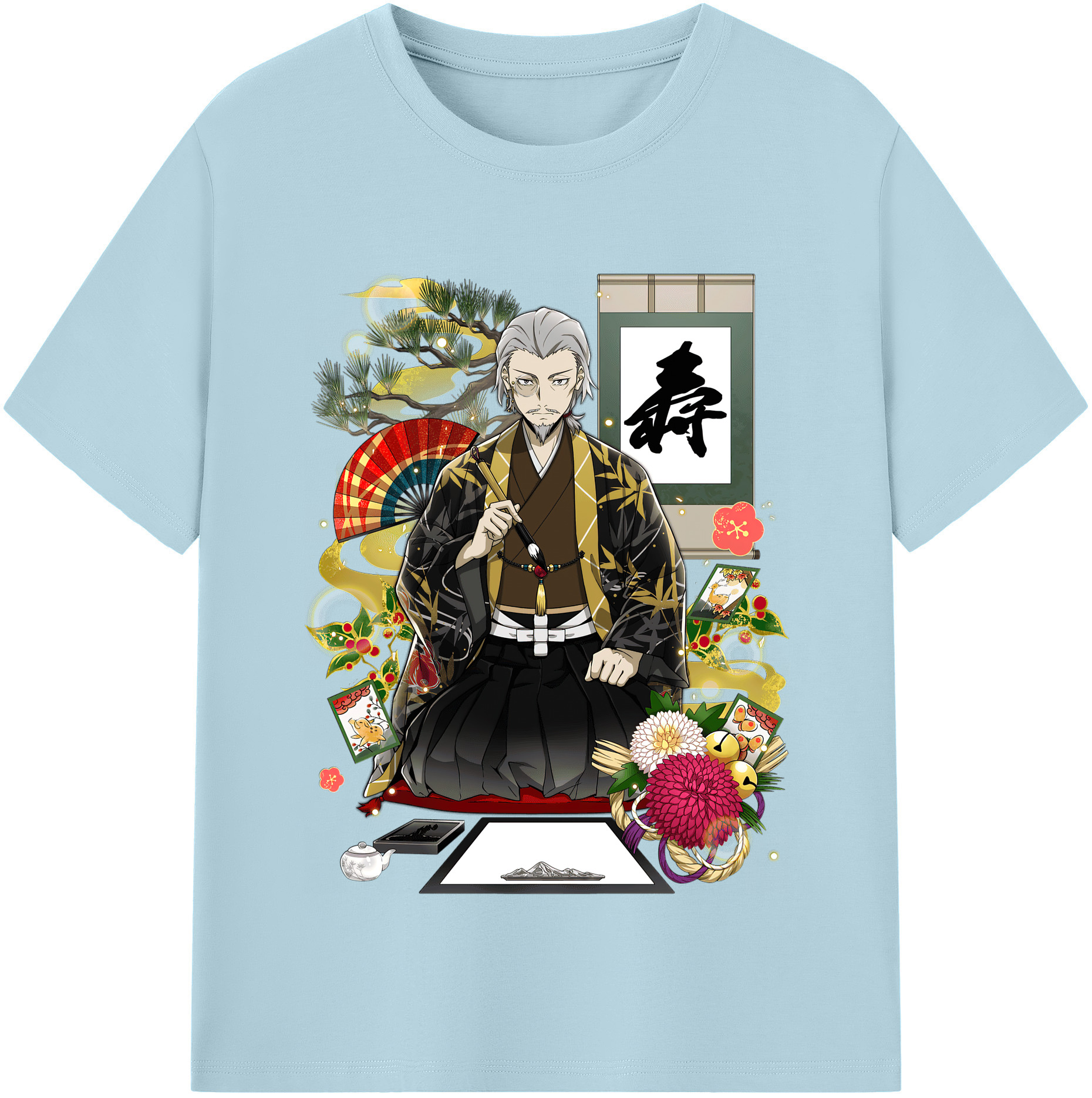 （画像用） 文豪ストレイドッグス Bungo Stray Dogs 綿100％半袖Tシャツ（フロントプリント）